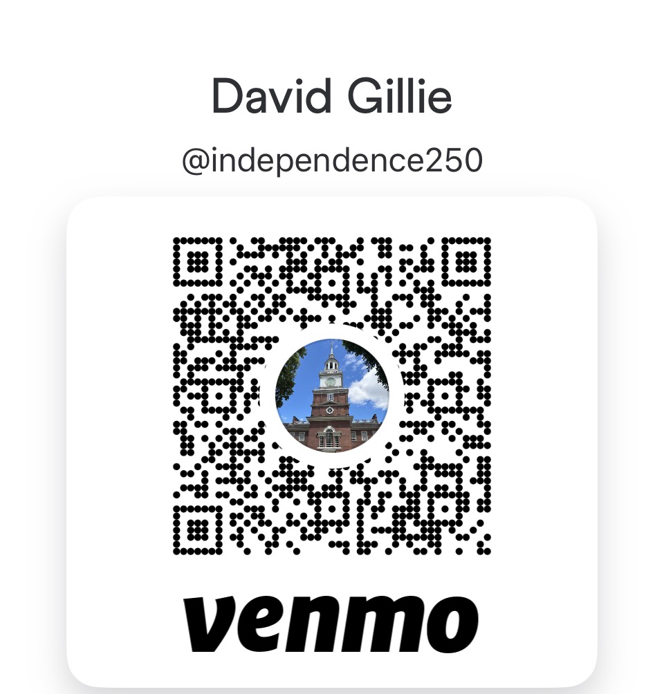 Venmo QR code for @independence250